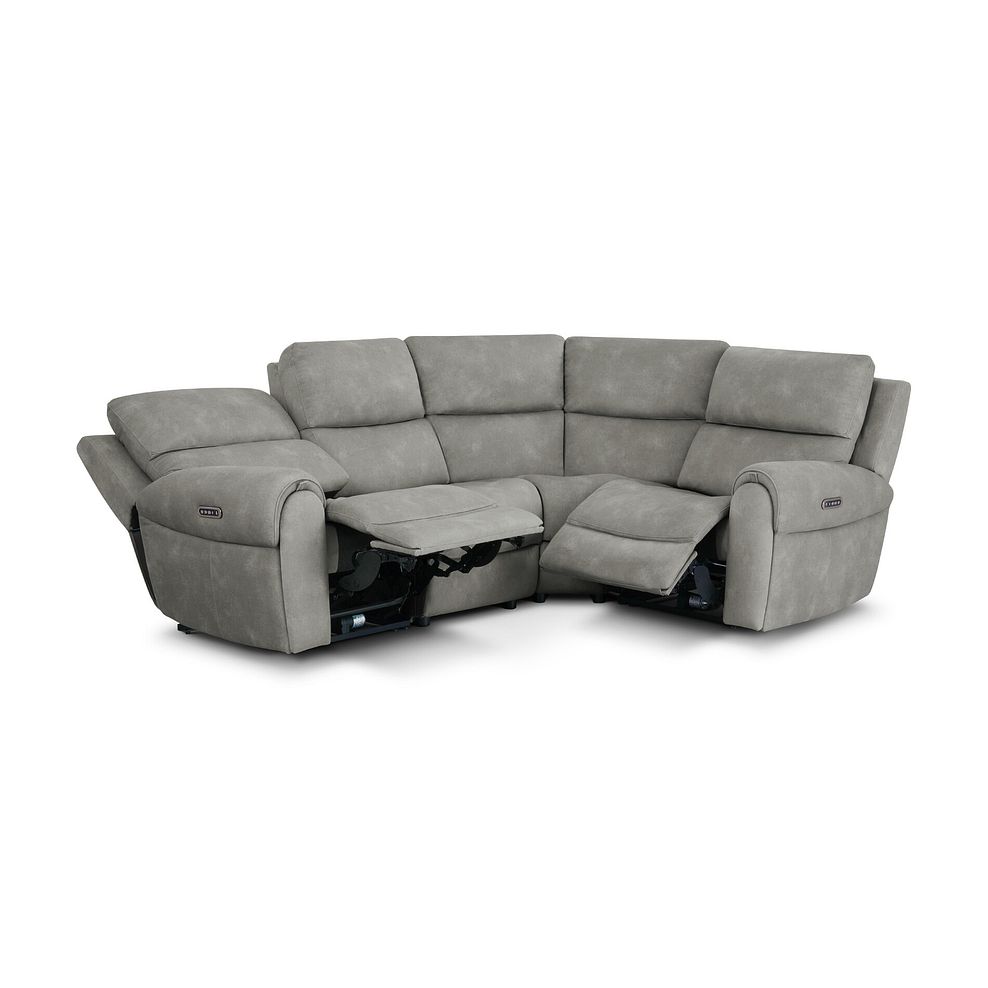 Ezra Group 2 Electric Recliner - Left Hand in Dexter Stone Fabric 2