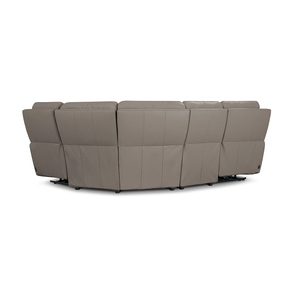 Ezra Group 2 Electric Recliner - Left Hand in Oyster Leather 11