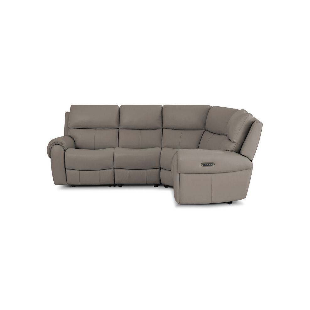 Ezra Group 2 Electric Recliner - Left Hand in Oyster Leather 10