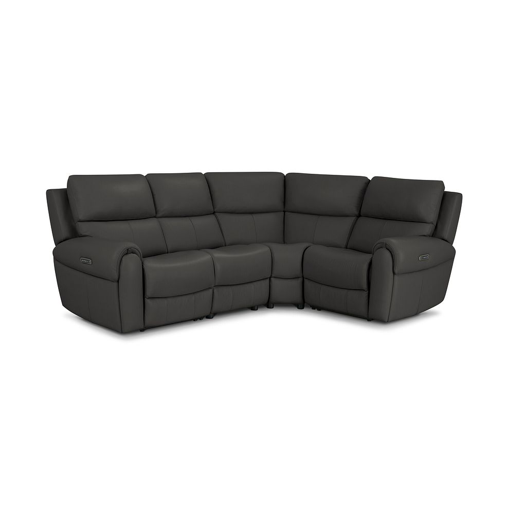 Ezra Group 2 Electric Recliner - Left Hand in Storm Leather 1