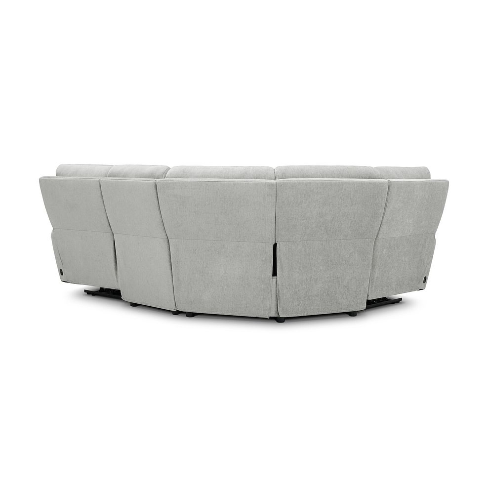 Ezra Group 2 Electric Recliner - Right Hand in Darwin Silver Fabric 5