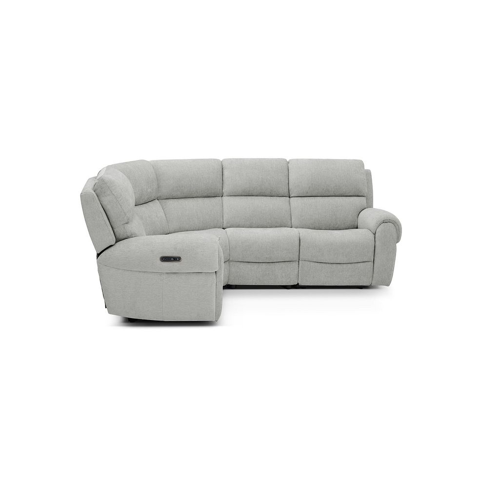 Ezra Group 2 Electric Recliner - Right Hand in Darwin Silver Fabric 4