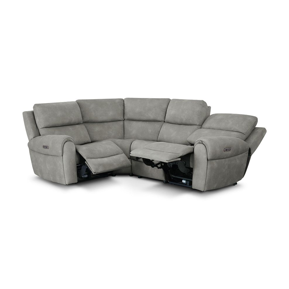 Ezra Group 2 Electric Recliner - Right Hand in Dexter Stone Fabric 2