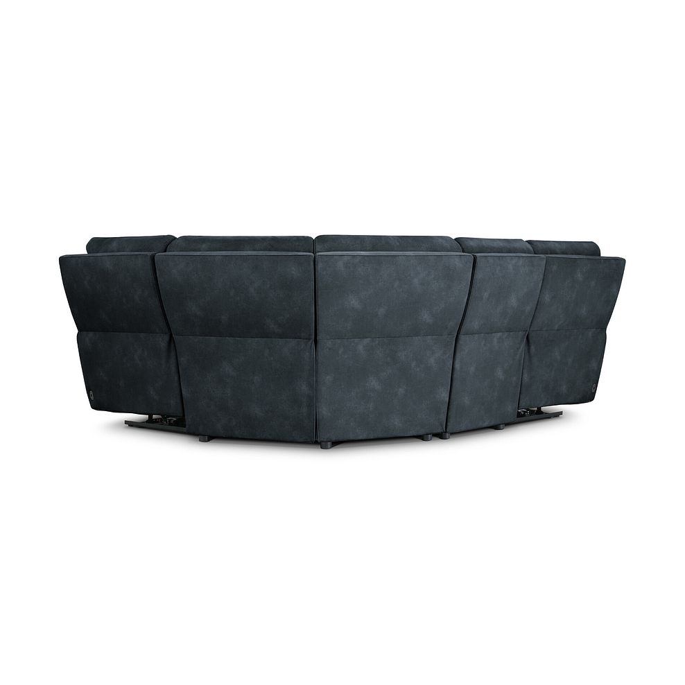 Ezra Group 2 Electric Recliner with Power Headrest & Lumbar Support - Left Hand in Dexter Shadow Fabric 7