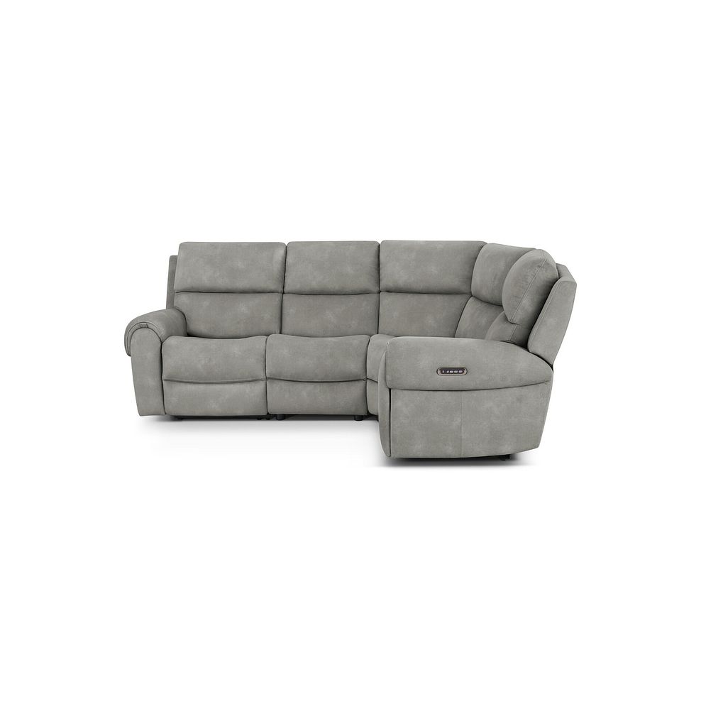Ezra Group 2 Electric Recliner with Power Headrest & Lumbar Support - Left Hand in Dexter Stone Fabric 6
