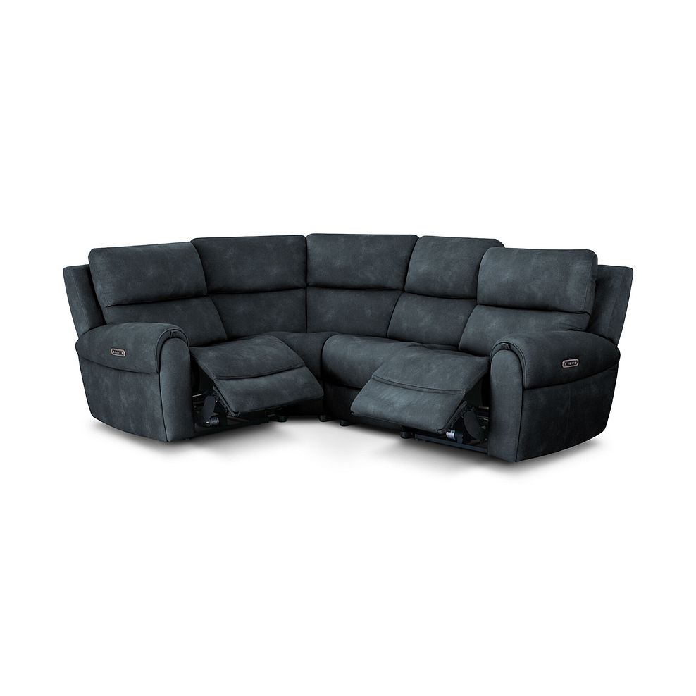 Ezra Group 2 Electric Recliner with Power Headrest & Lumbar Support - Right Hand in Dexter Shadow Fabric 2