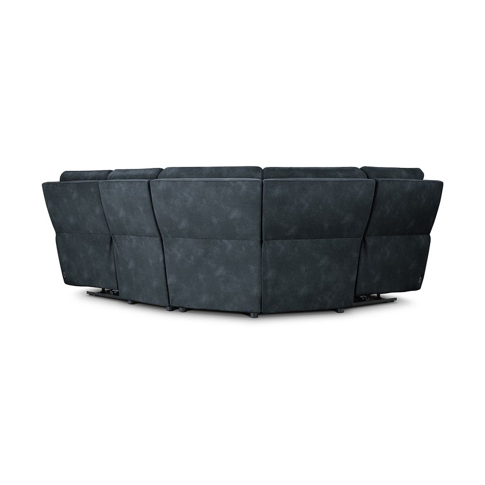 Ezra Group 2 Electric Recliner with Power Headrest & Lumbar Support - Right Hand in Dexter Shadow Fabric 7