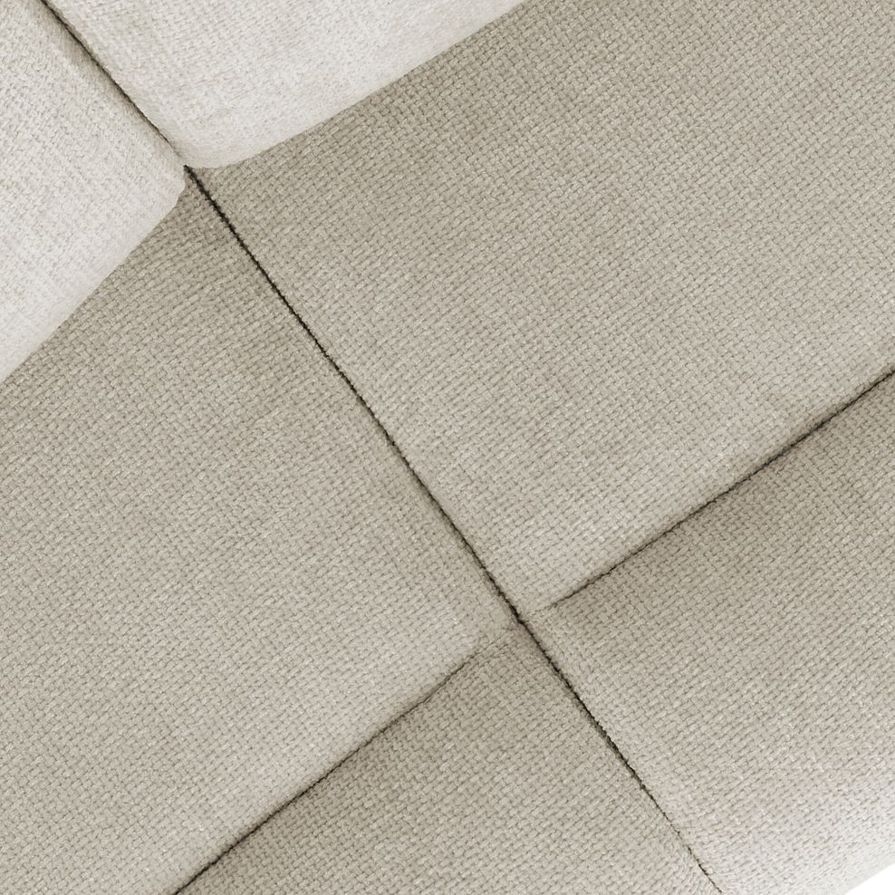 Ezra Group 3 Electric Recliner with Power Headrest & Lumbar Support with 1 Storage Drawer in Hopsack Natural Fabric 9