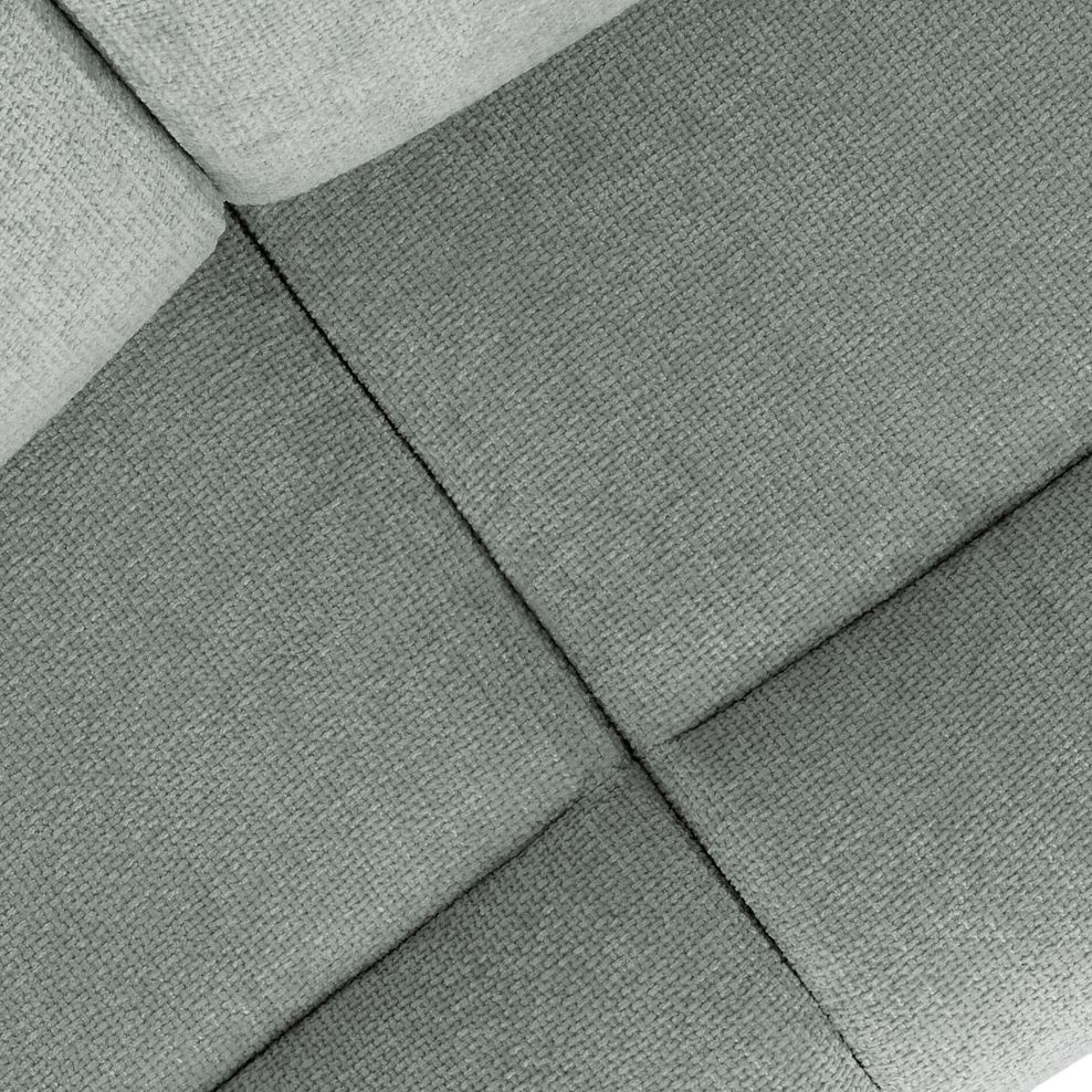 Ezra Group 3 Electric Recliner with Power Headrest & Lumbar Support with 1 Storage Drawer in Hopsack Platinum Fabric 9