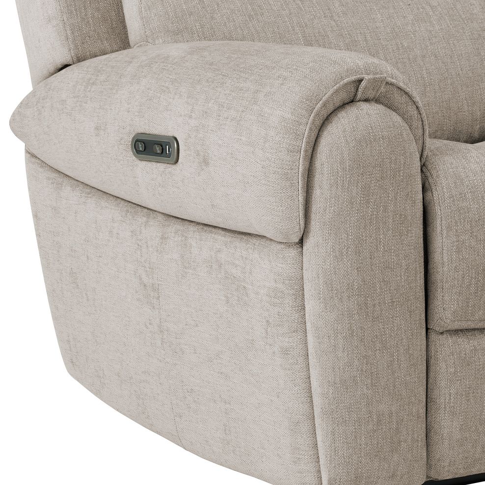 Ezra Group 4 Electric Recliner in Darwin Mink Fabric 10