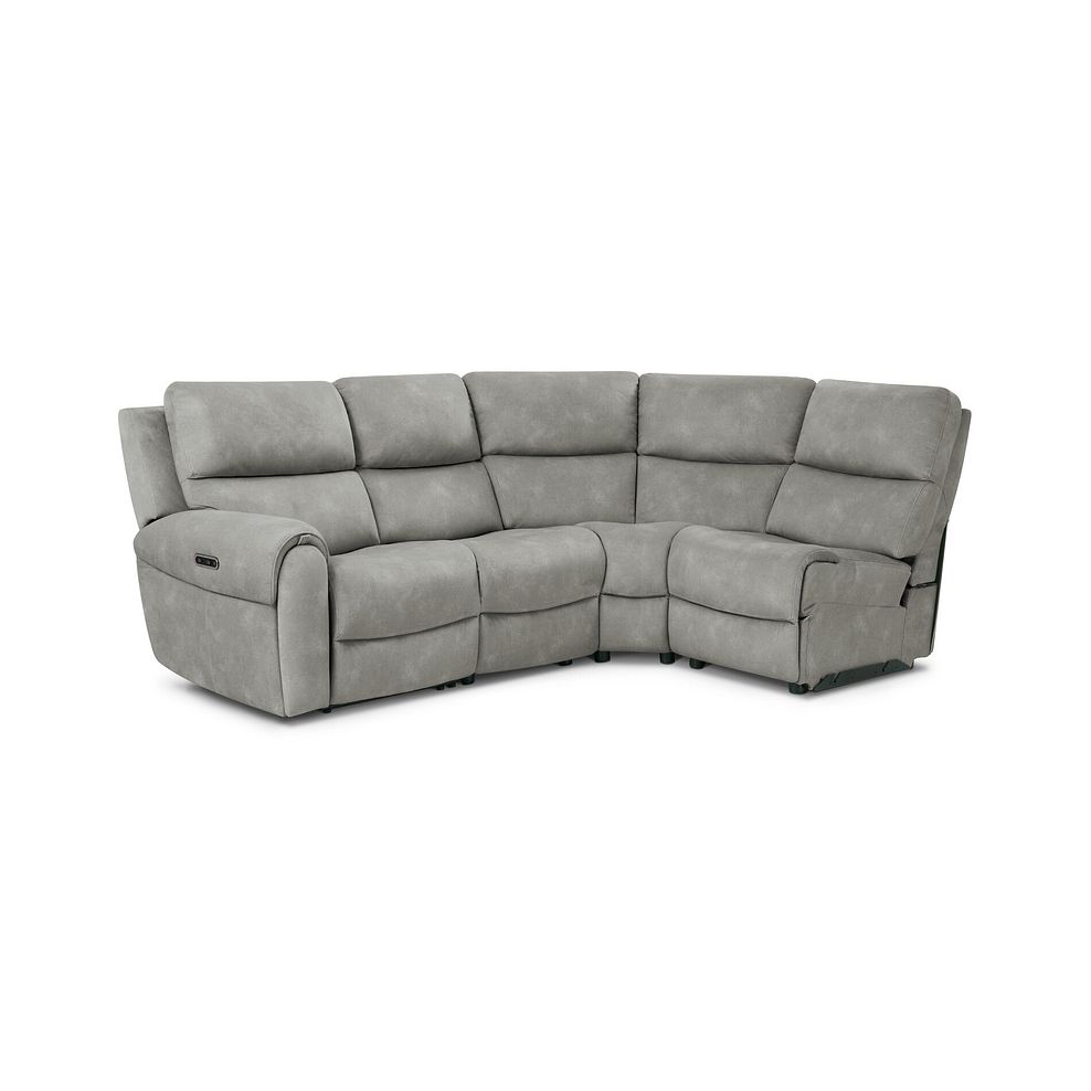 Ezra Group 4 Electric Recliner in Dexter Stone Fabric 1