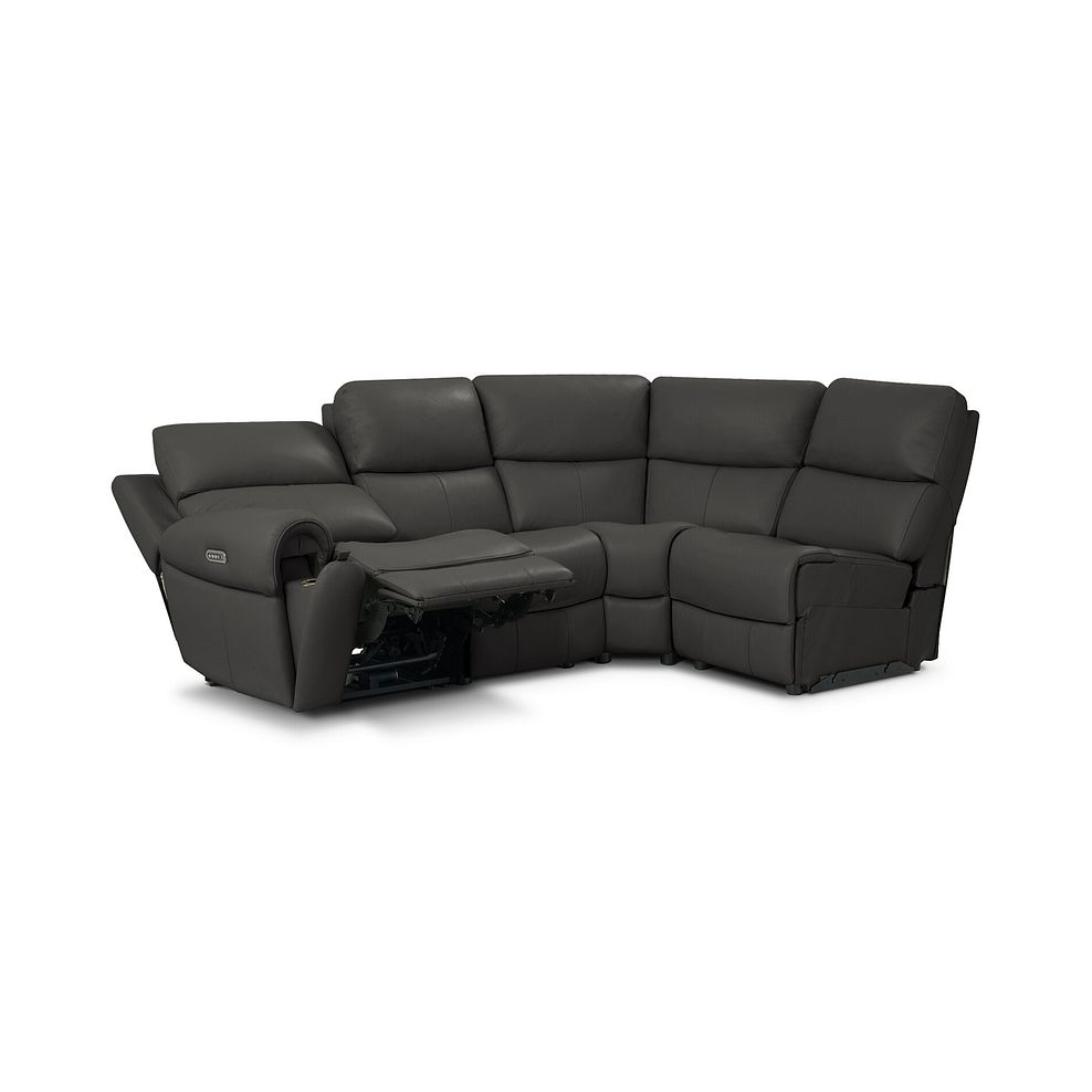 Ezra Group 4 Electric Recliner in Storm Leather 4