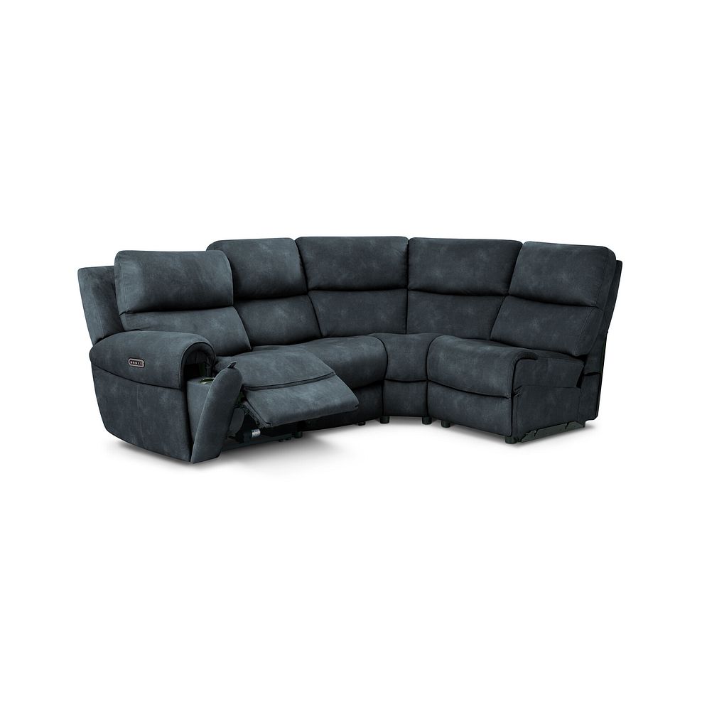 Ezra Group 4 Electric Recliner with Power Headrest & Lumbar Support in Dexter Shadow Fabric 3