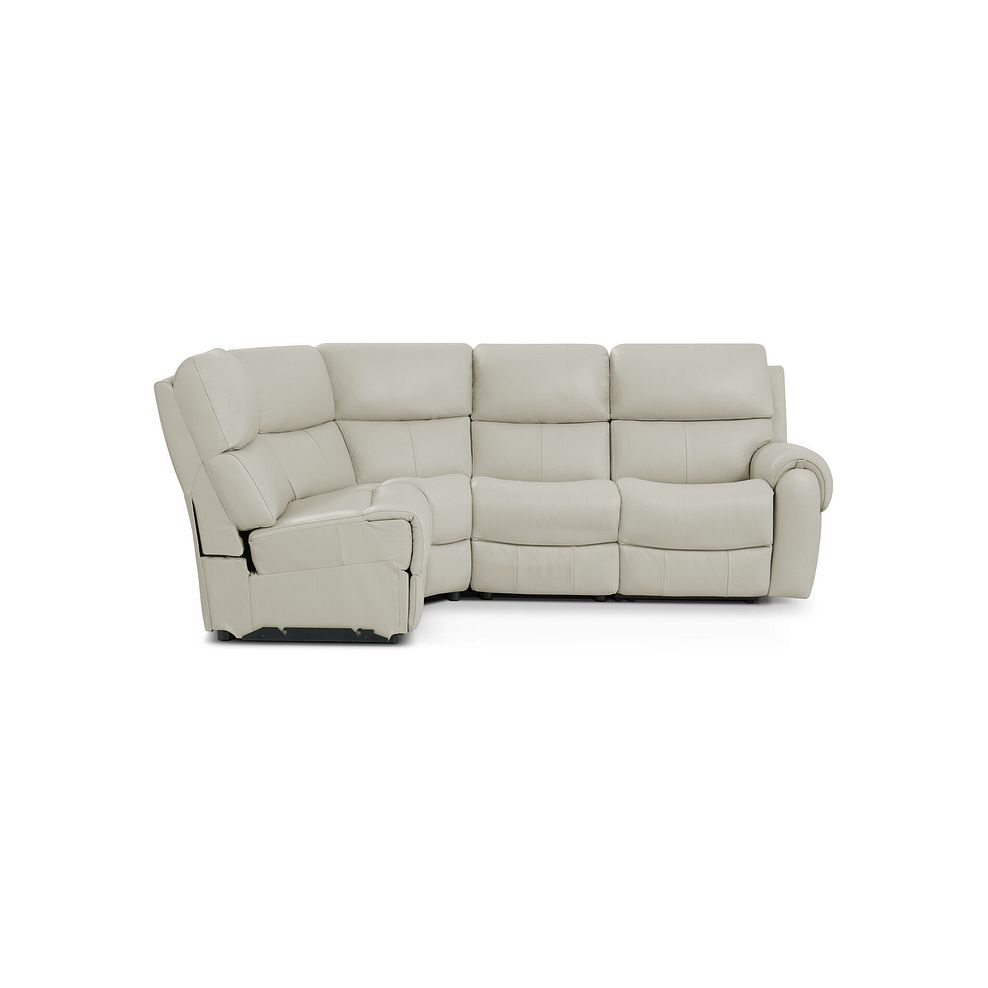 Ezra Group 5 Electric Recliner in Bone China Leather 5