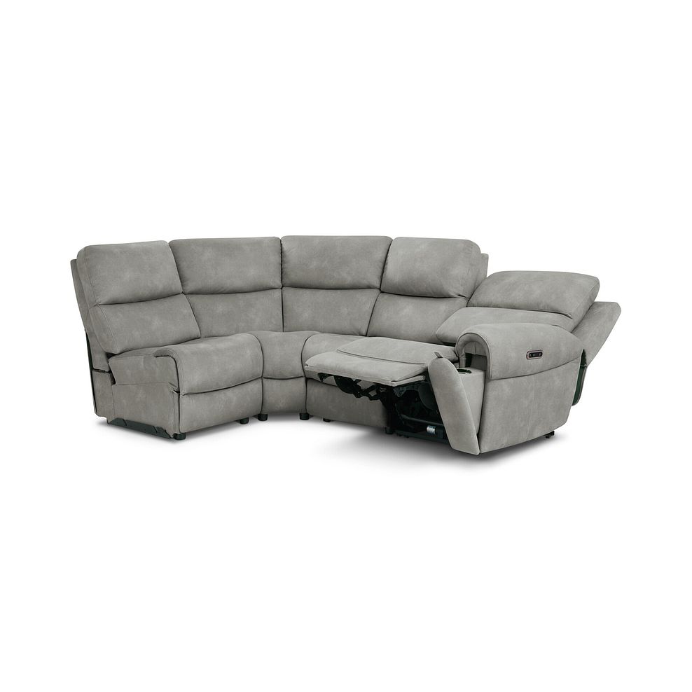 Ezra Group 5 Electric Recliner in Dexter Stone Fabric 3
