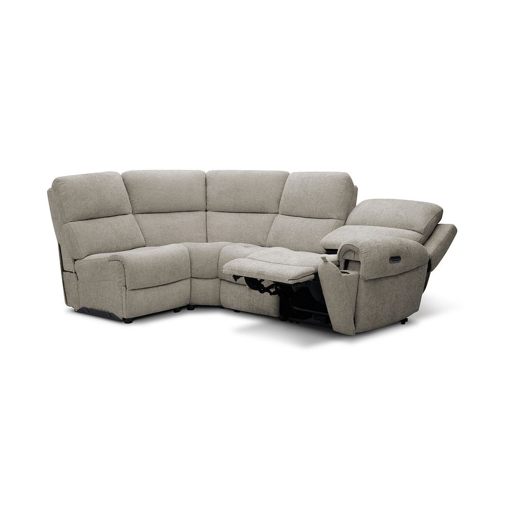 Ezra Group 5 Electric Recliner in Hopsack Linen Fabric 3