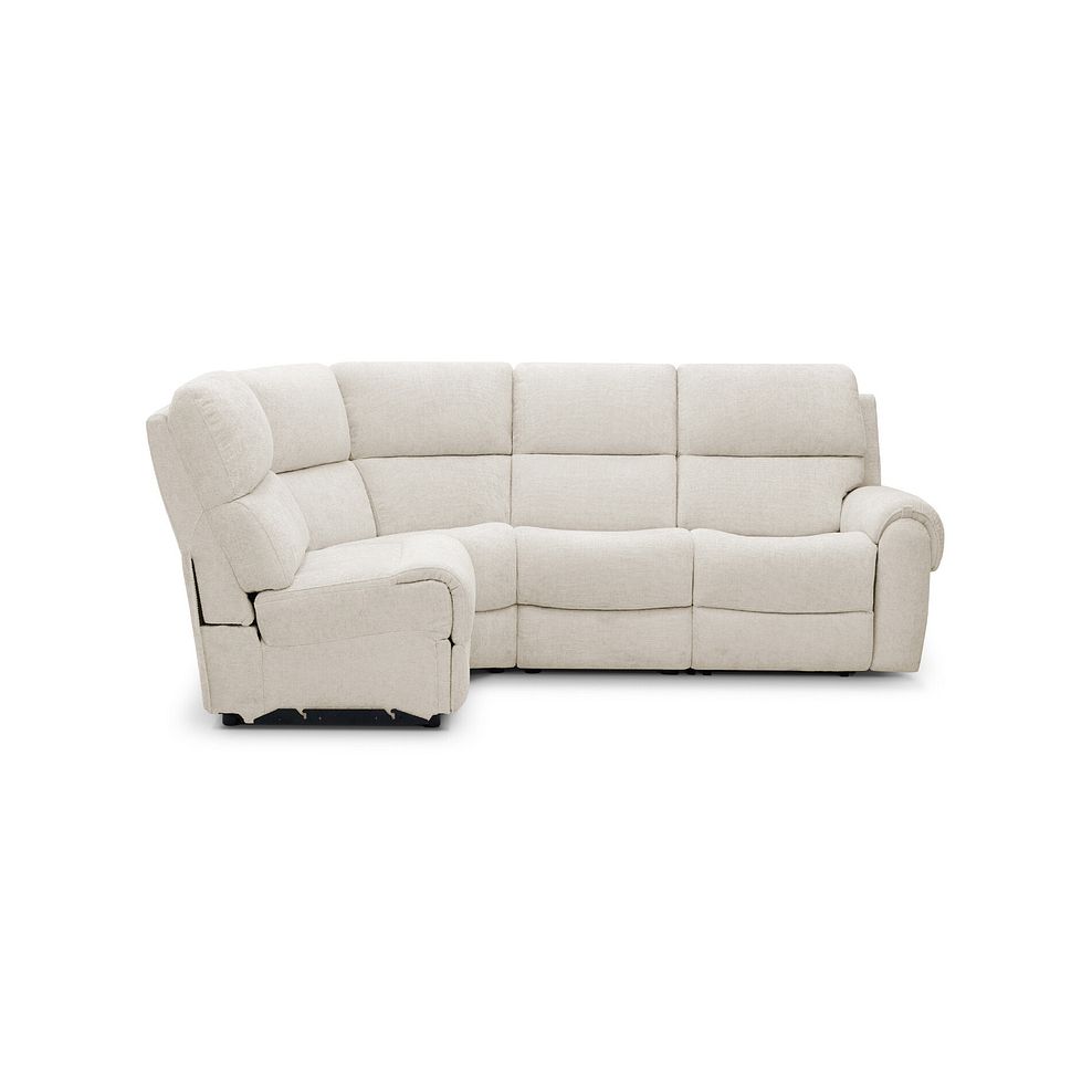 Ezra Group 5 Electric Recliner in Hopsack Natural Fabric 4