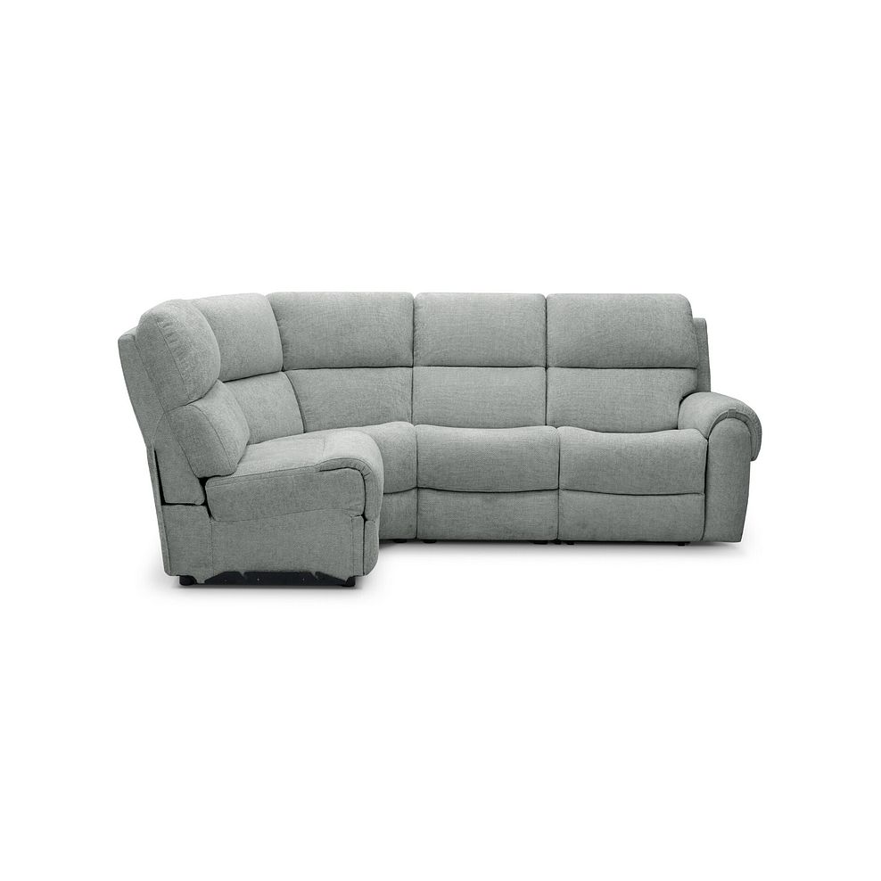 Ezra Group 5 Electric Recliner in Hopsack Platinum Fabric 4