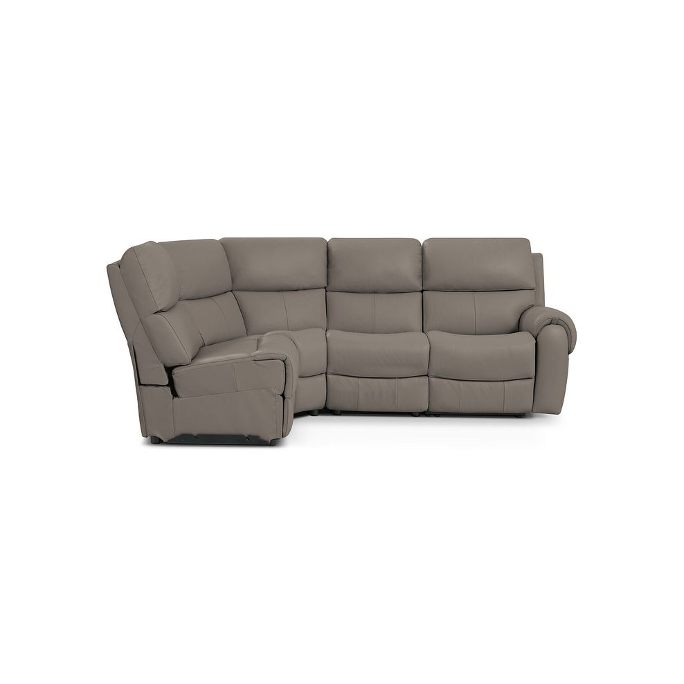 Ezra Group 5 Electric Recliner in Oyster Leather 5