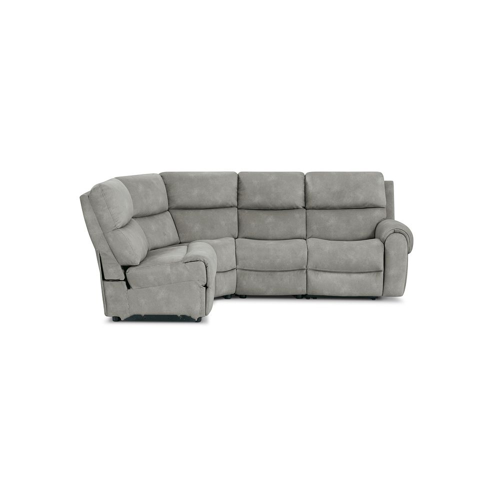 Ezra Group 5 Electric Recliner with Power Headrest & Lumbar Support in Dexter Stone Fabric 6