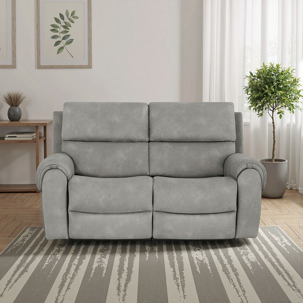 Ezra Group 8 Electric Recliner in Dexter Stone Fabric 1