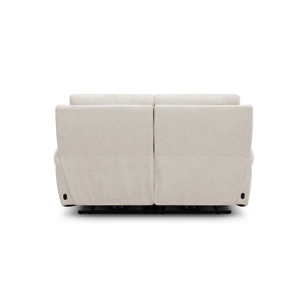 Ezra Group 8 Electric Recliner in Hopsack Natural Fabric 7