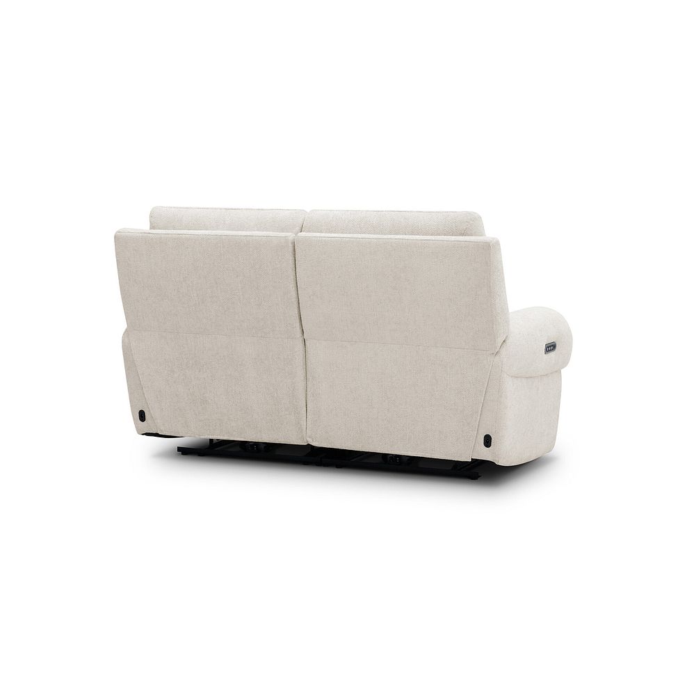 Ezra Group 8 Electric Recliner in Hopsack Natural Fabric 6