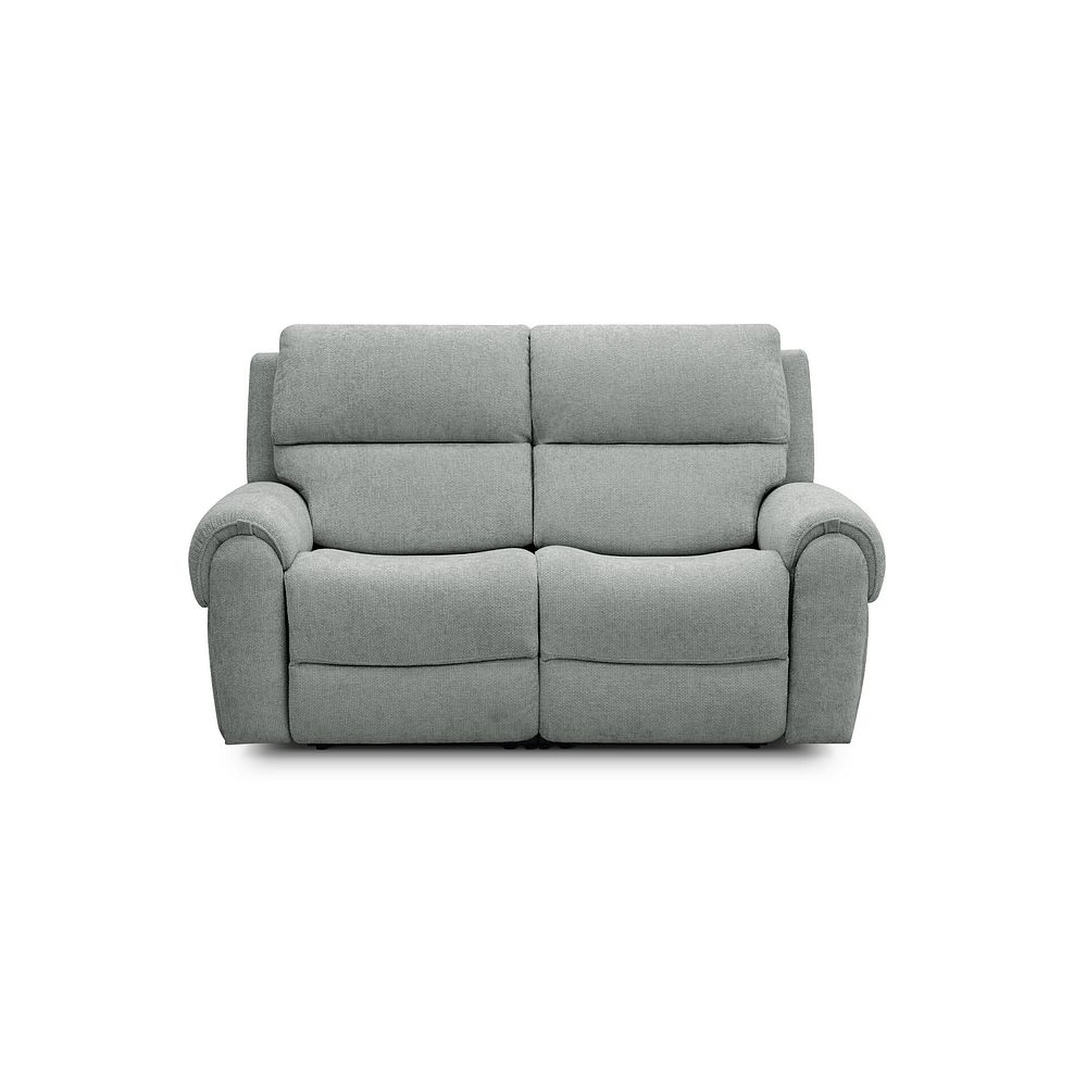 Ezra Group 8 Electric Recliner in Hopsack Platinum Fabric 4