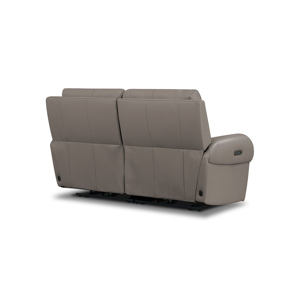 Ezra Group 8 Electric Recliner in Oyster Leather 7