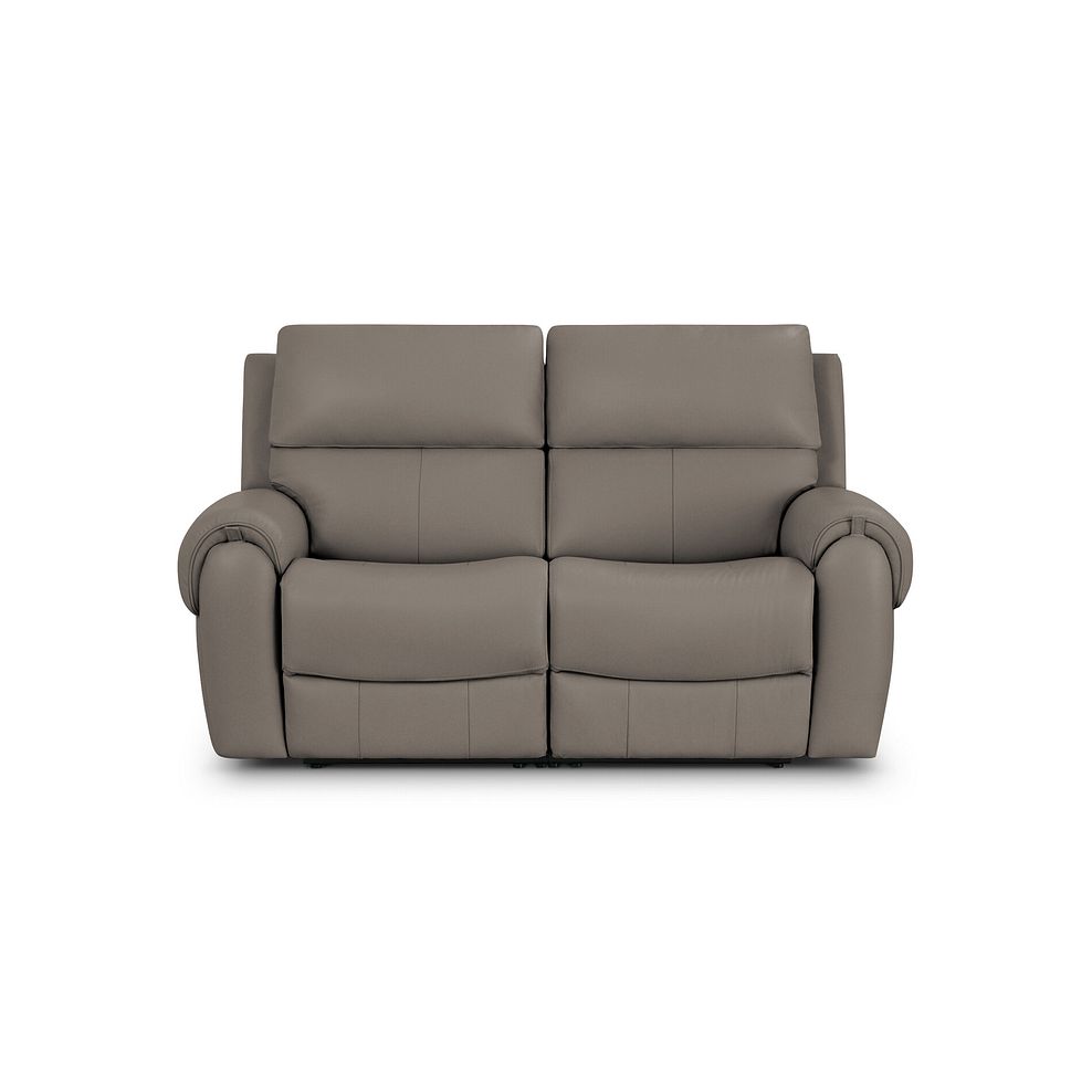 Ezra Group 8 Electric Recliner in Oyster Leather 4