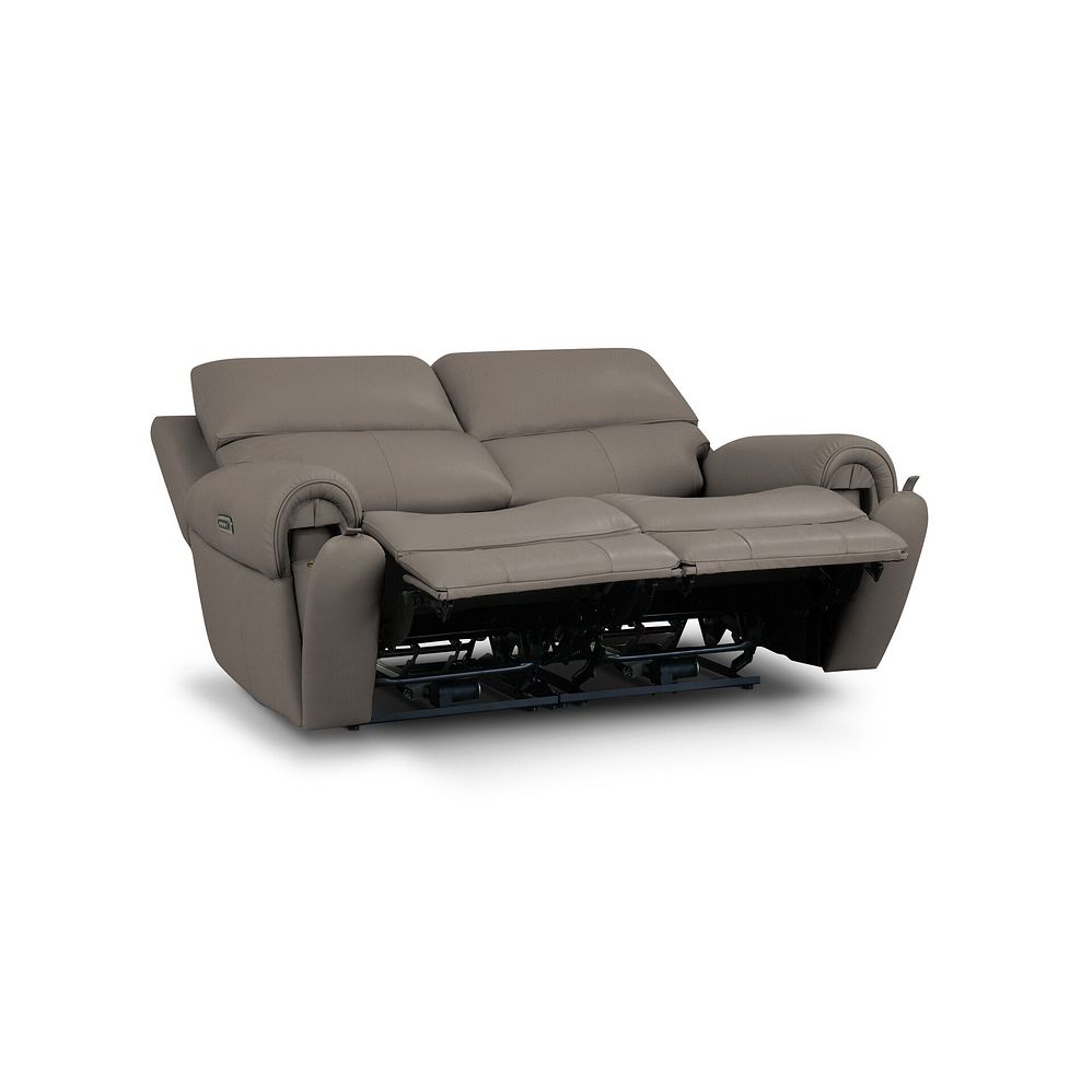 Ezra Group 8 Electric Recliner in Oyster Leather 3