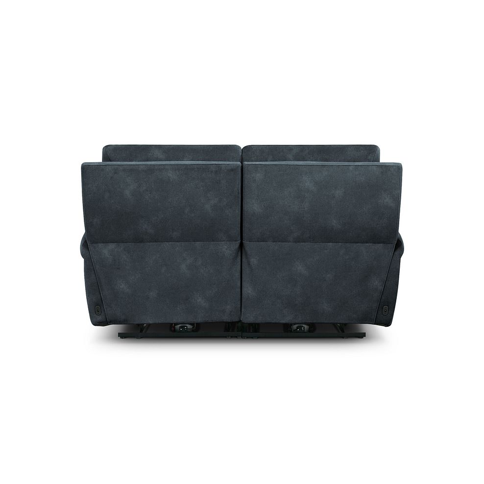 Ezra Group 8 Electric Recliner with Power Headrest & Lumbar Support in Dexter Shadow Fabric 9