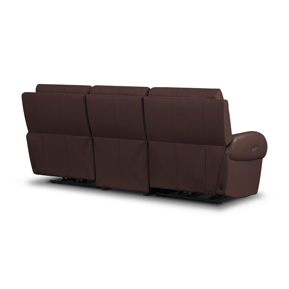 Ezra Group 9 Electric Recliner in Chestnut Leather 7