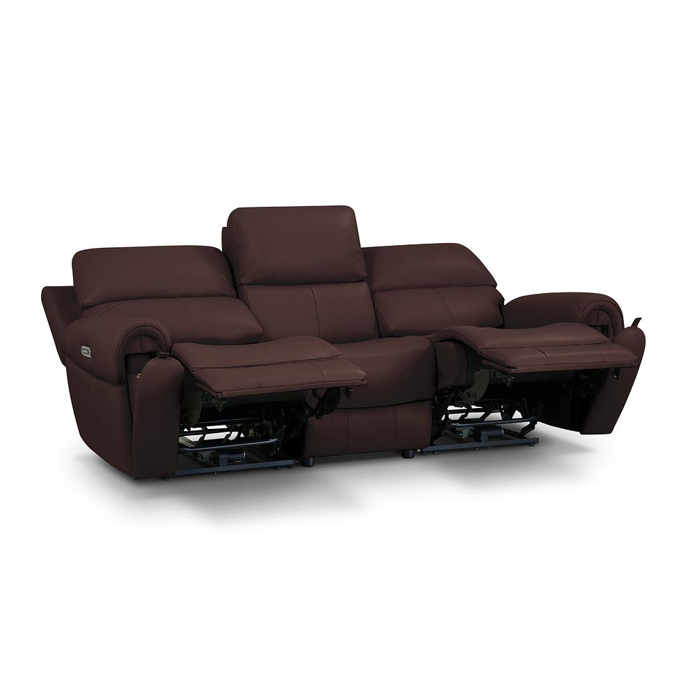 Ezra Group 9 Electric Recliner in Chestnut Leather 3