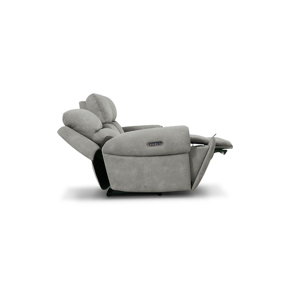 Ezra Group 9 Electric Recliner in Dexter Stone Fabric 6
