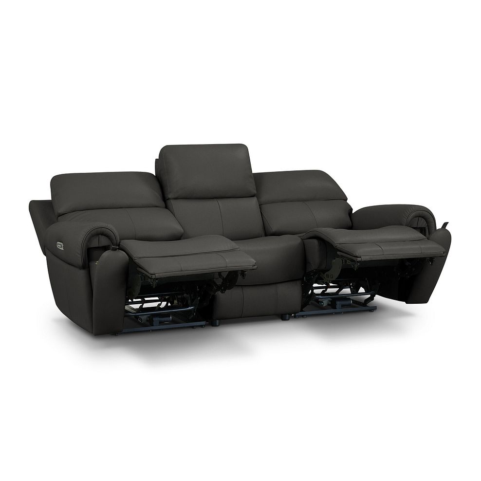 Ezra Group 9 Electric Recliner in Storm Leather 3