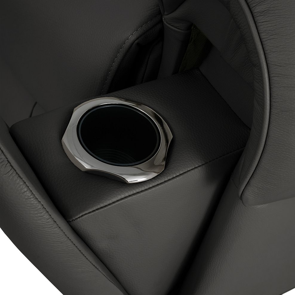 Ezra Group 9 Electric Recliner in Storm Leather 10