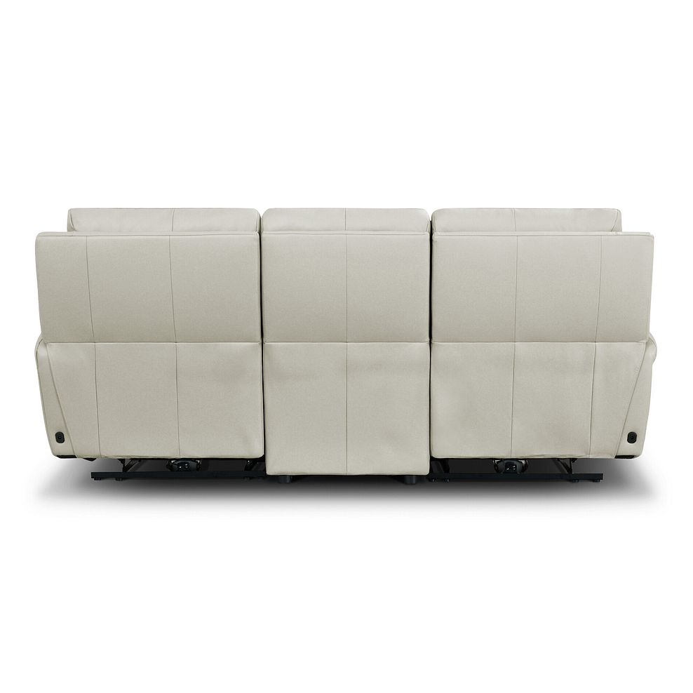 Ezra Group 9 Electric Recliner with Power Headrest & Lumbar Support in Bone China Leather 9