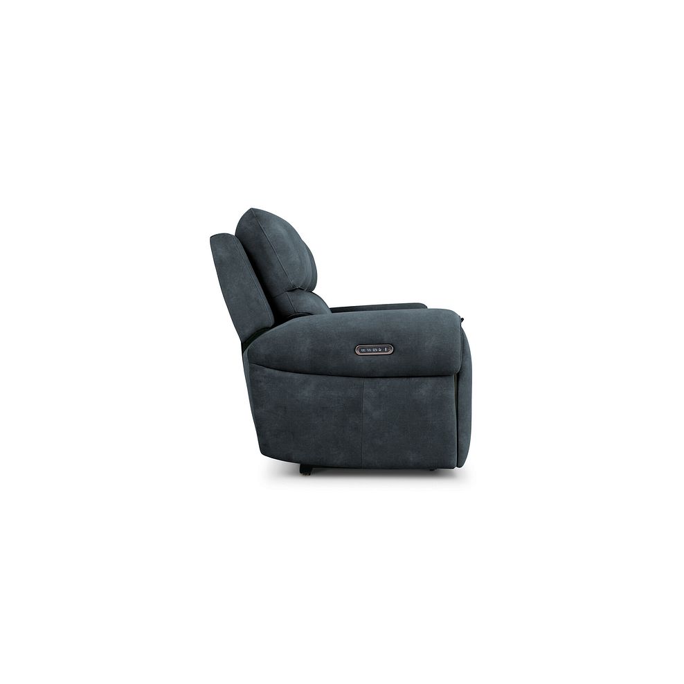 Ezra Group 9 Electric Recliner with Power Headrest & Lumbar Support in Dexter Shadow Fabric 7