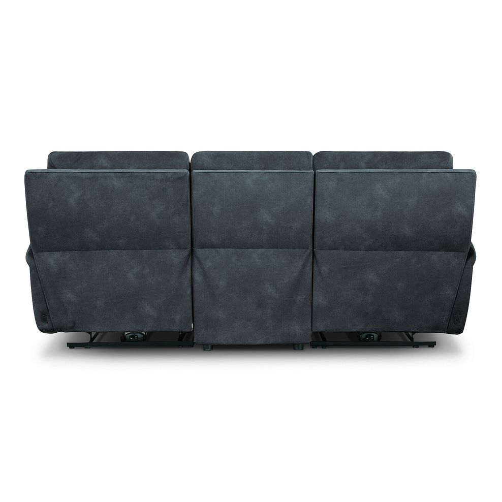 Ezra Group 9 Electric Recliner with Power Headrest & Lumbar Support in Dexter Shadow Fabric 11