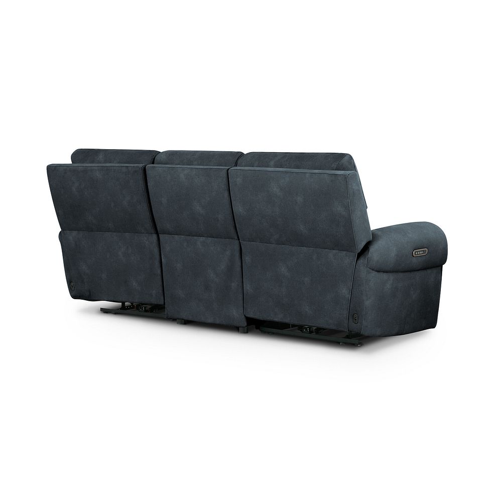 Ezra Group 9 Electric Recliner with Power Headrest & Lumbar Support in Dexter Shadow Fabric 10