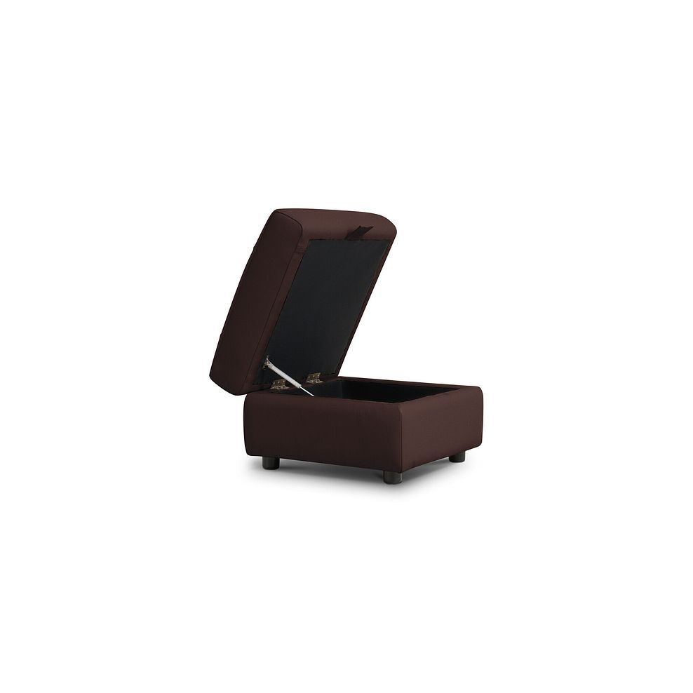 Ezra Storage Footstool in Chestnut Leather 2