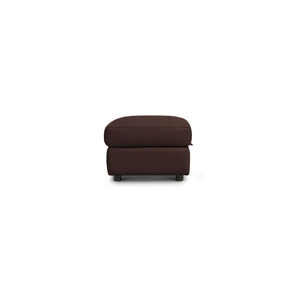 Ezra Storage Footstool in Chestnut Leather 4