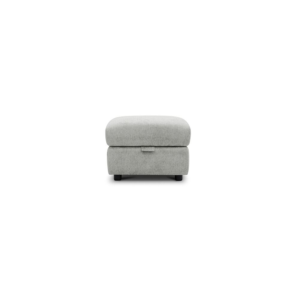 Ezra Storage Footstool in Darwin Silver Fabric 3