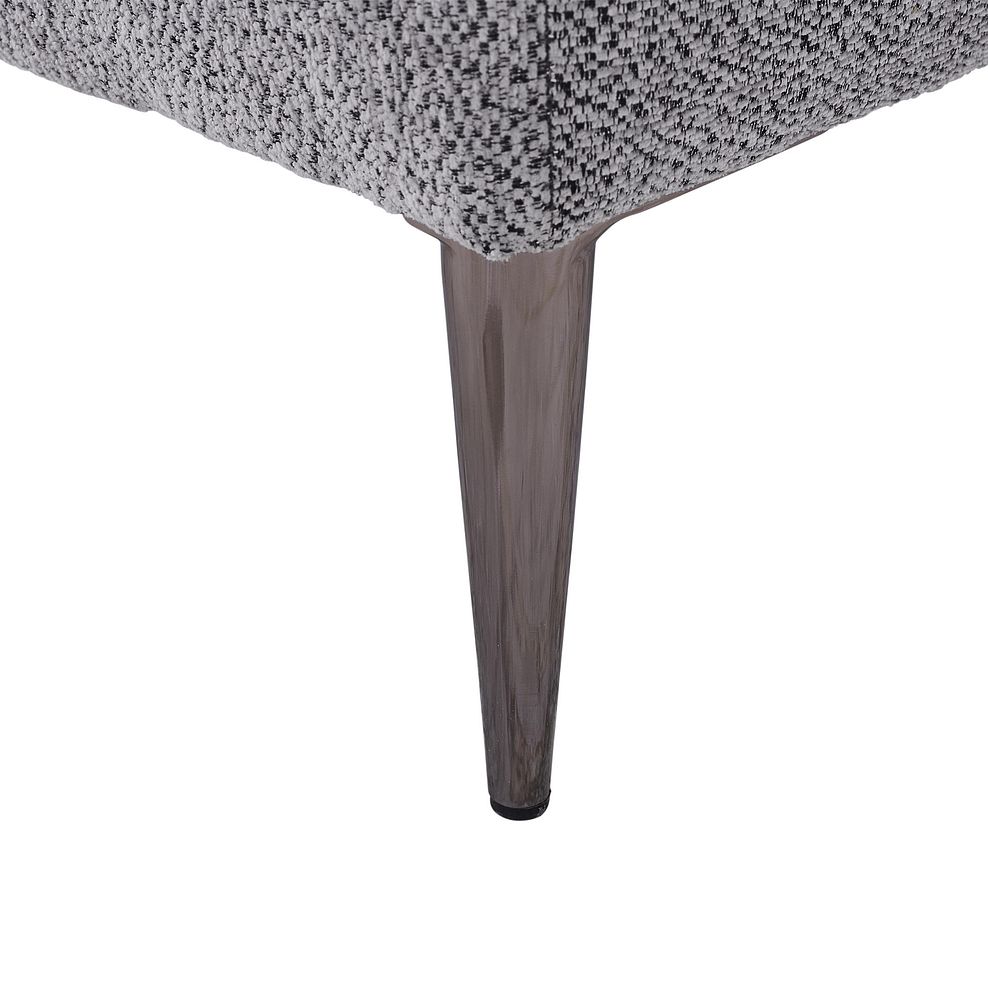 Fiesta Footstool in Grey Fabric 6