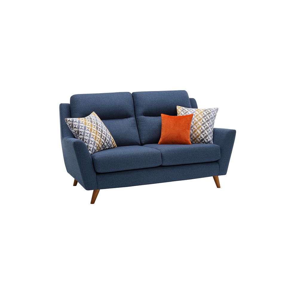 Fraser 2 Seater Sofa in Icon Fabric - Blue 1