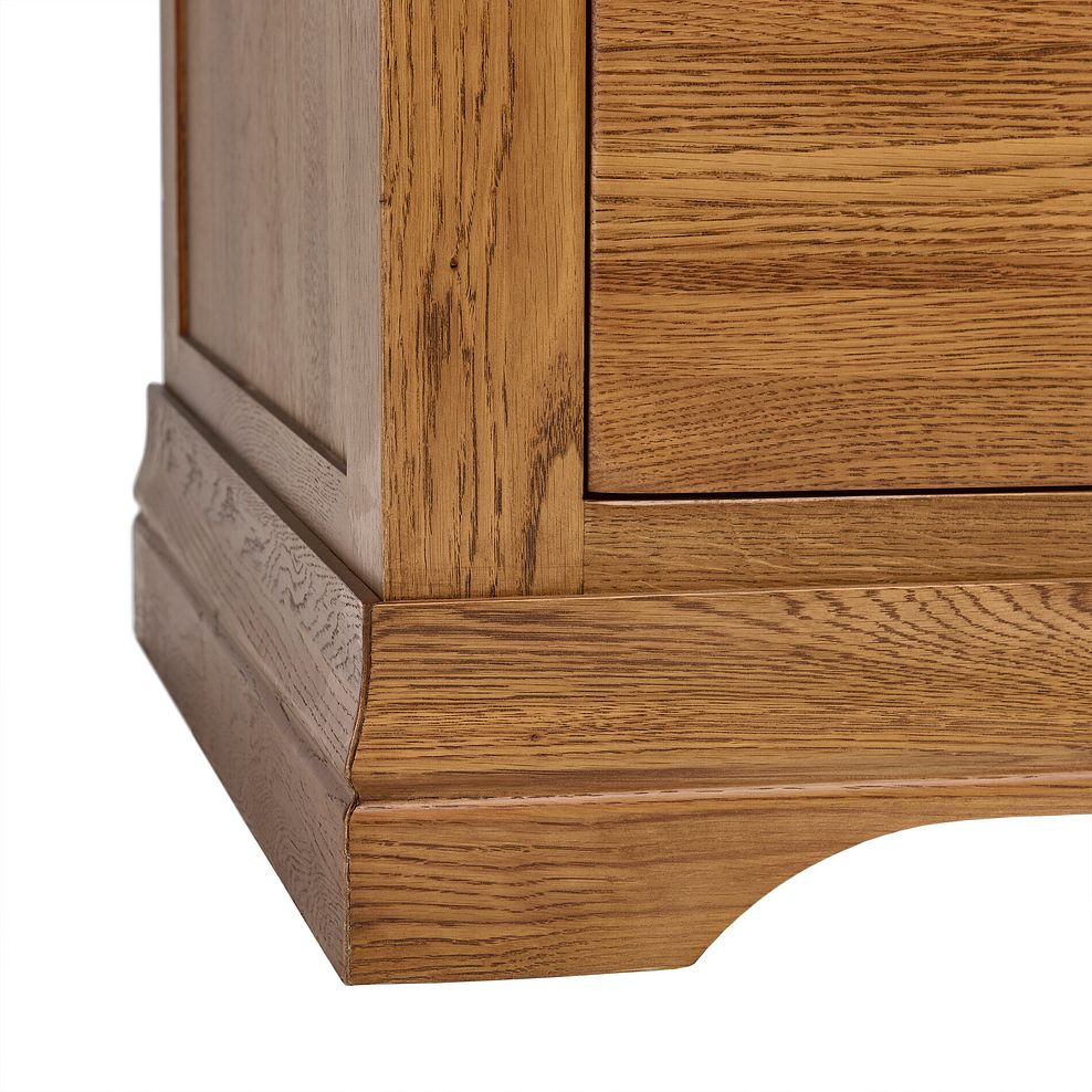 French Farmhouse Rustic Solid Oak Triple Wardrobe 6