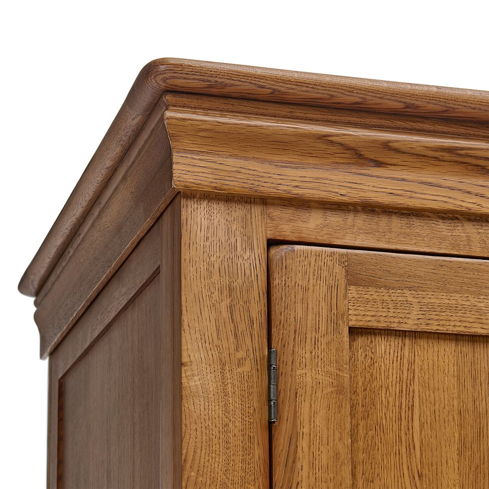 French Farmhouse Rustic Solid Oak Triple Wardrobe 7