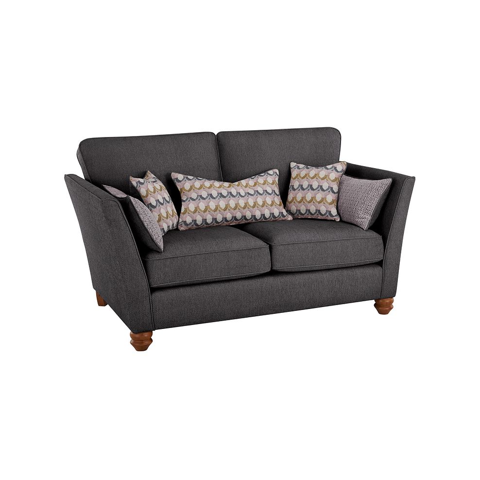 Gainsborough 2 Seater Sofa in Minerva Grey with Multi Scatters