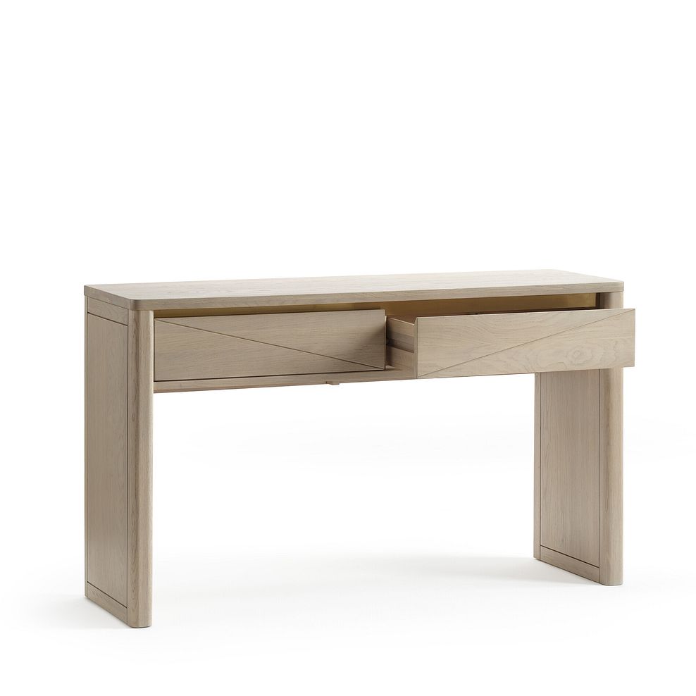 Gatsby Washed Solid Oak Console Table 4